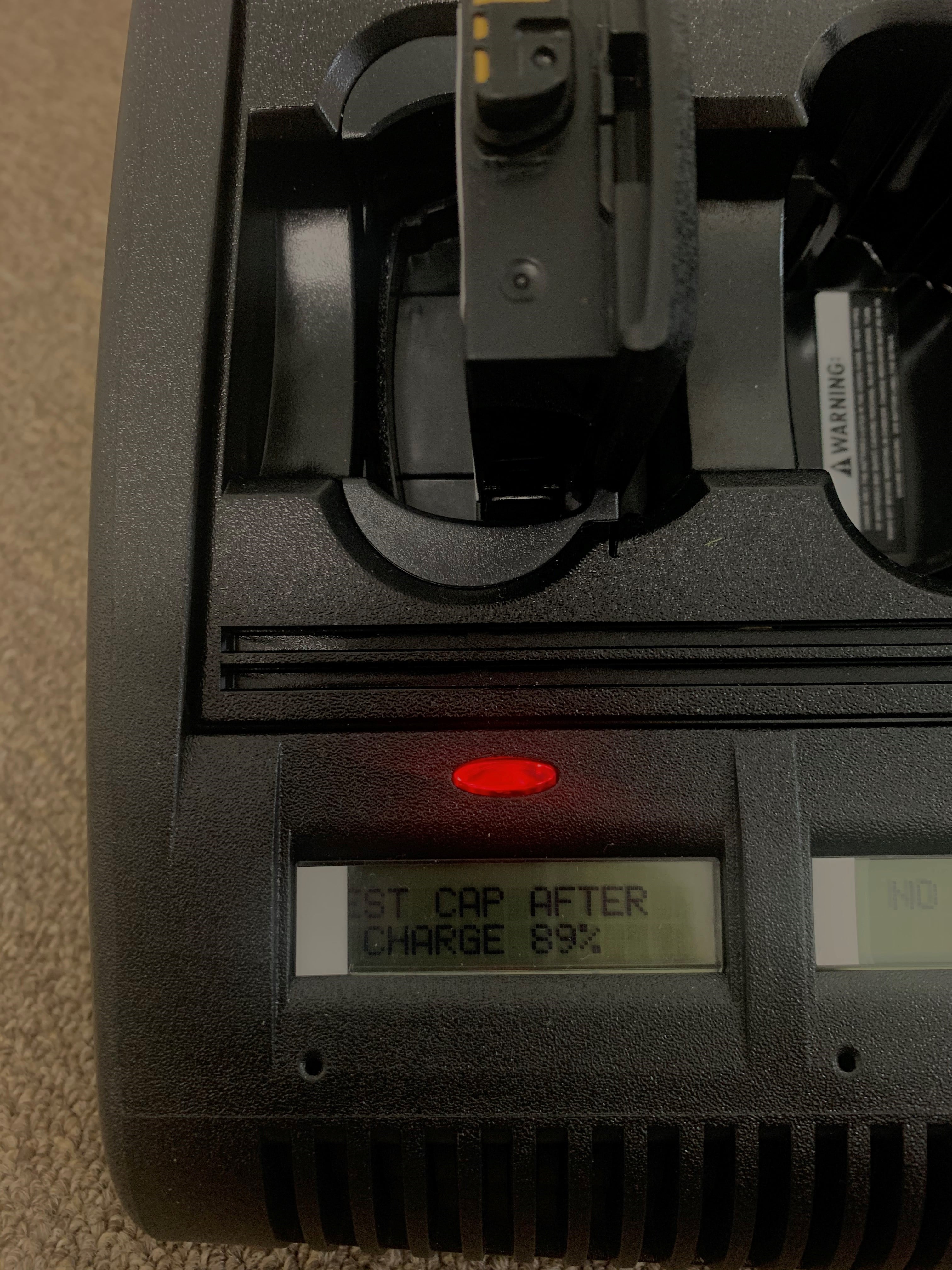 Motorola IMPRES Charger LED Indicator Guide Waveband Communications